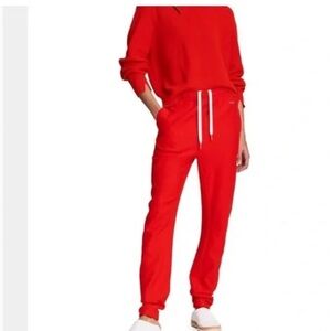Rag & Bone sweatsuit matching red